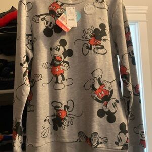 Gray Women’s Mickey Mouse Sweatshirt